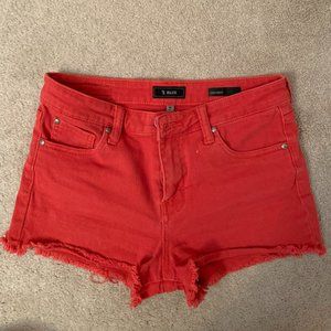 STS Blue (Nordstrom) red denim shorts size 7